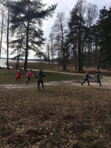 Kühmnokk-luiged Klooga järvel (Laulasmaa Kool Klooga koolimaja 2.klass)