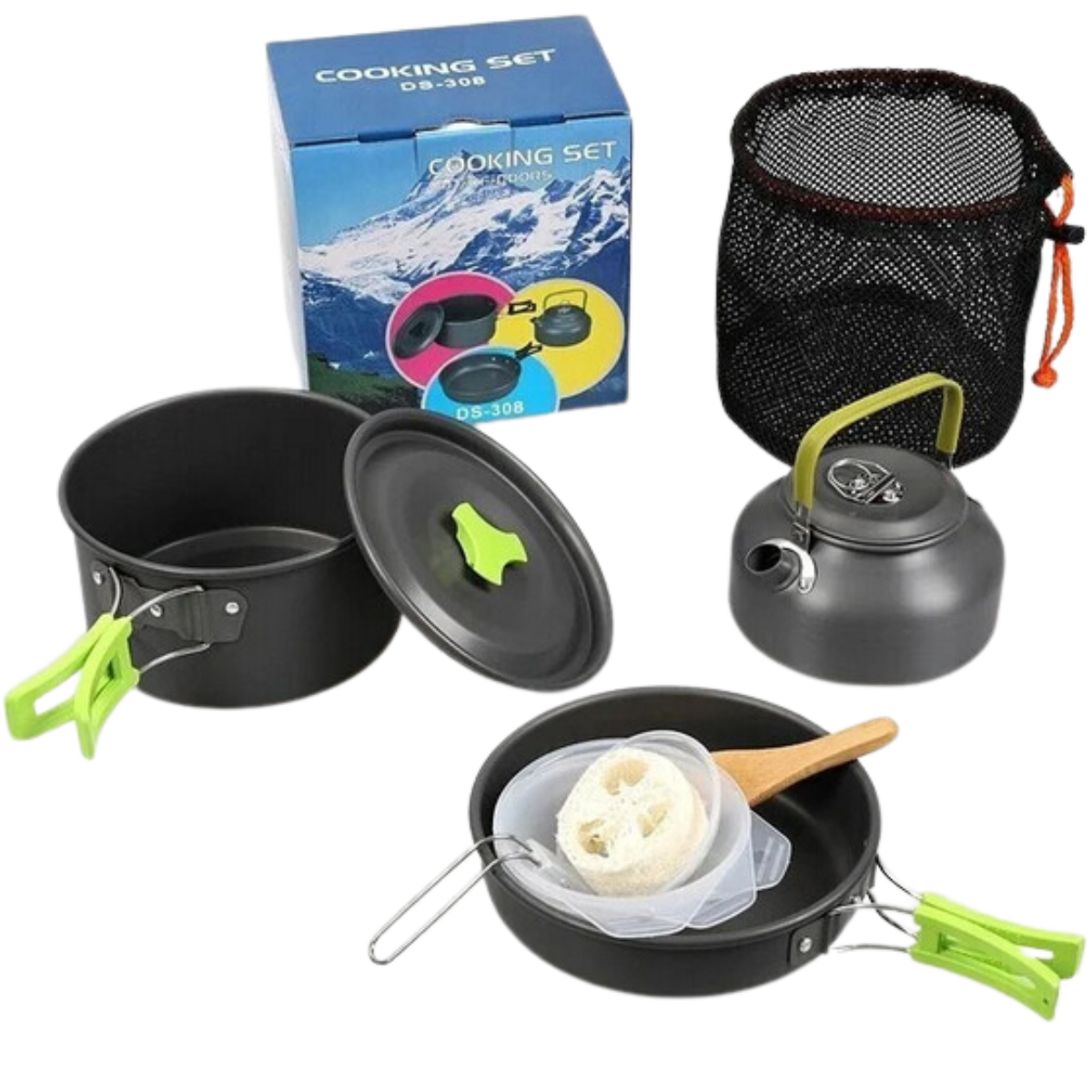 Matkanõude komplekt 10-le inimesele